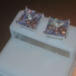 Elegant Silver Stud Earrings